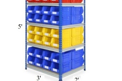 PLASTIC BINS & BIN RACKS